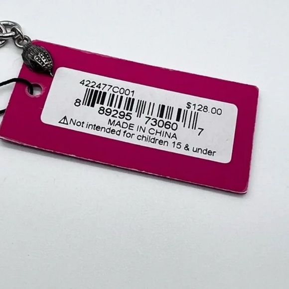 Kurt Geiger Black and Silver Necklace with Eagle Pendant - Picture 2 of 9